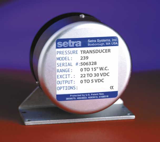 Setra Systems, Inc. - 239/C239(High Accuracy/Low Range Pressure
